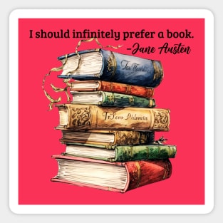 Jane Austen Book Quote Magnet